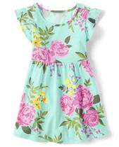 Vestido moderno The Children's Place Toddler Girl Mellow Aqua 5T Vestido moderno The Children's Place Toddler Girl Mellow Aqua 5T