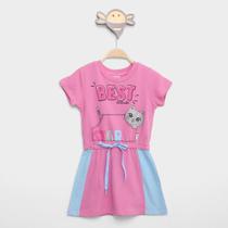 Vestido Moletinho Infantil For Girl Estampado Vestido Moletinho Infantil For Girl Estampado