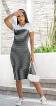 Vestido Moletinho midi tamanho M ou G