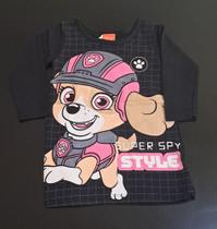 Vestido moletinho Personagem Patrulha Canina Mulher Maravilha Romitex