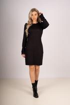 Vestido Moletinho Ternura Manga Bufante Feminino L amour Vestido Moletinho Ternura Manga Bufante Feminino L amour