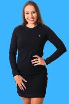 Vestido Moletom Adulto Preto Vestido Moletom Adulto Preto
