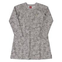 Vestido Moletom Infantil Bee Loop Dálmatas