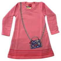 Vestido Moletom rosa Elian Vestido Moletom rosa Elian