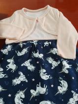 Vestido moleton , com bolero em plush tamanho 1 Vestido moleton , com bolero em plush tamanho 1