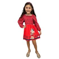 Vestido Mon Sucré Turma Da Mônica Donas Da Rua Vermelho
