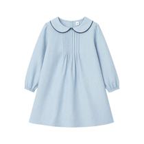 Vestido Mud Kingdom Toddler Girl Peter Pan, gola 100% algodão