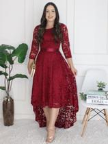Vestido Mullet Longo para Festa Casamento Madrinha com Faixa Vestido Mullet Longo para Festa Casamento Madrinha com Faixa