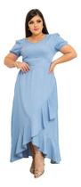 Vestido Mullet Saia Transpassada
