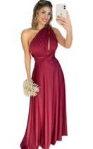 Vestido Multiformas Festa Longo Feminino Malha Fria Tam. M Vestido Multiformas Festa Longo Feminino Malha Fria Tam. M