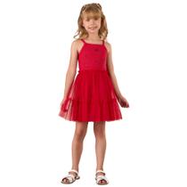 Vestido Natal Verao Monsucre 2025 Tules Vermelho 3125124