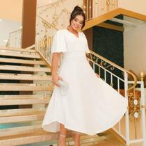 Vestido Neide Maxi Midi Moda evangélica