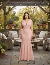 Vestido Noiva 42 Renda Plus Size Civil Madrinha Festa Longo