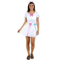 Vestido Noiva Junina Adulto Festa Caipira Quadrilha TiaraVéu Vestido Noiva Junina Adulto Festa Caipira Quadrilha TiaraVéu