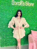 vestido nude sara
