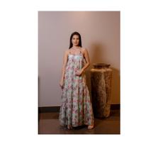 Vestido Olga Bárbara flores