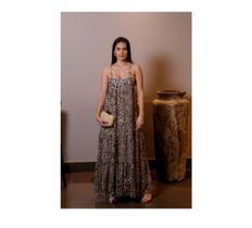 Vestido Olga Bárbara onça
