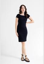 Vestido Ombro a Ombro em Ribana Just Basic