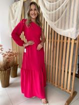 Vestido ombro só longo