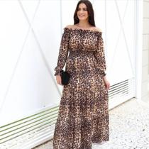 Vestido onça Vestido onça