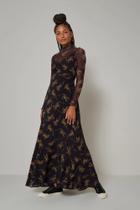 Vestido Onça Black LOngo