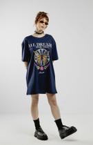 Vestido oversized all dreams come true azul - jayjam rockwear