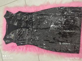 Vestido paete preto Vestido paete preto