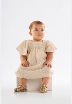 Vestido para Bebê em Laise Forrado Up Baby