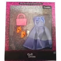 Vestido Para Boneca Barbie Com 1 Vestido Doll Dress Candide Vestido Para Boneca Barbie Com 1 Vestido Doll Dress Candide