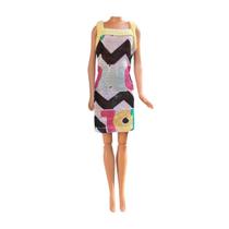 Vestido para Boneca Midi Curto Amarelo BTYNA Vestido para Boneca Midi Curto Amarelo BTYNA