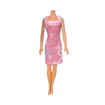 Vestido para Boneca Midi Curto Rosa BTYNA Vestido para Boneca Midi Curto Rosa BTYNA
