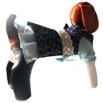 Vestido para cães estilo Jardineira