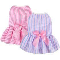Vestido para cães, pacote com 2, Cute Princess Bowknot, Small Girl