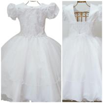 Vestido Para Dama De Honra Infantil Super Luxo Casamento