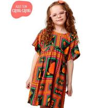 Vestido Patchwork de Frutas - Kids - Camu Camu