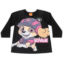 vestido patrulha canina skye infantil manga longa 6 anos - Romitex