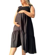 Vestido Perfeito para Gestantes leve e soltinho Grávida