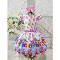 Vestido Perola Menina Infantil Pocoyo