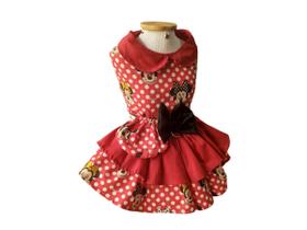 Vestido pet inspiração disney cachorros cães minnie tam 4