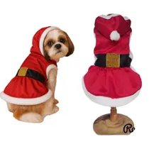 Vestido Pet Natal Clássico Para Cães Gato Roupa De Cachorro