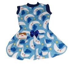 Vestido Pet Soft - Azul Nuvem - 01