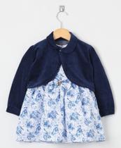 Vestido Pingo Doce Floral Azul