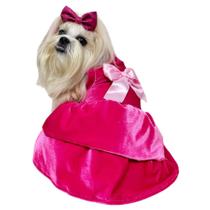 Vestido Pink Pet Roupa De Cachorro E Gato Inverno