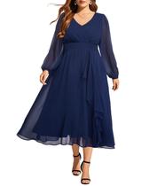 Vestido Pinup Fashion Wedding Guest 2025 Plus Size Chiffon