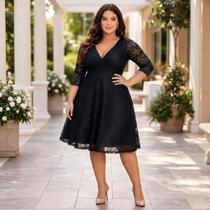 Vestido Plus Size 78 Madrinha Renda Festa Formatura Batizado