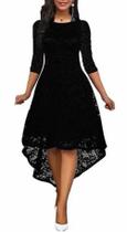 Vestido Plus Size 80 Civil Festa Renda Madrinha Formatura