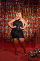 Vestido Plus Size Brilho Um Ombro Só - It Curves