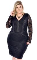 Vestido Plus Size Broderie