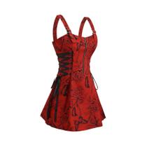 Vestido plus Size Com Estampa De Caveira Para Mulheres, Tendência Europeia Americana, Alça Larga E