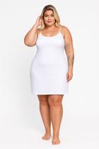 Vestido Plus Size Combinete Feminino Combinação Segunda Pele Para Usar Por Baixo Anagua